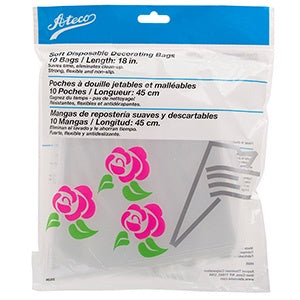 18 Inch, Ateco Soft, Disposable Piping Bags, Package of 10 Bags
