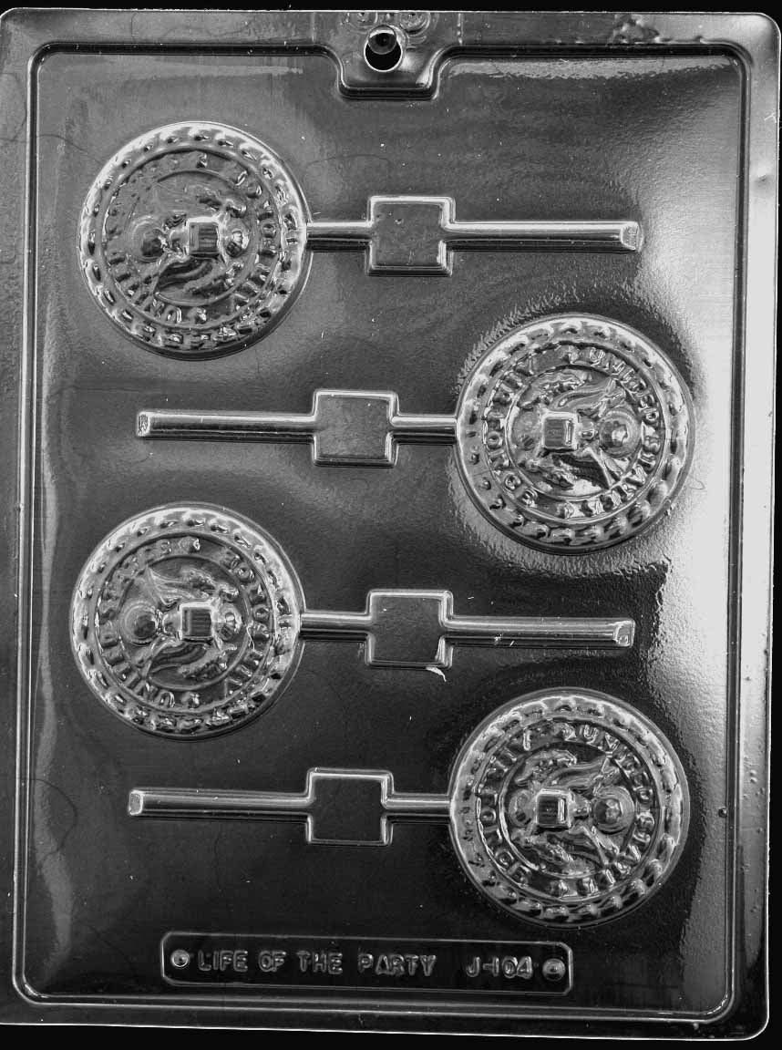 Air Force Lollipop Chocolate Mold