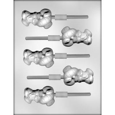 Bunny With Egg Lollipop Chocolate Mold