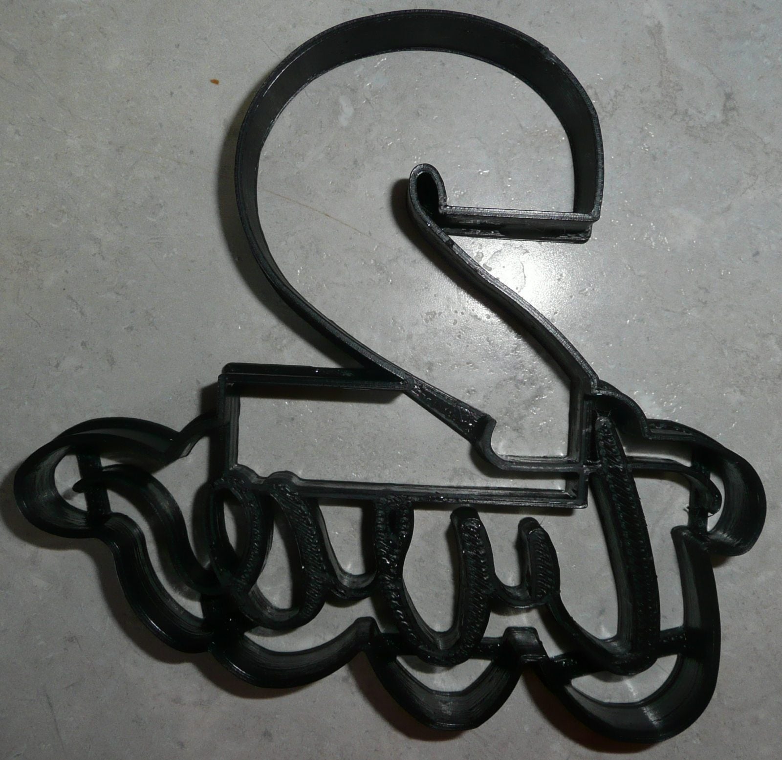 Number 2 Impression Cookie Cutter