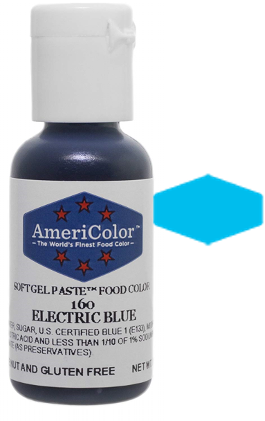 Electric Blue, Americolor Soft Gel Paste Food Color, .75oz