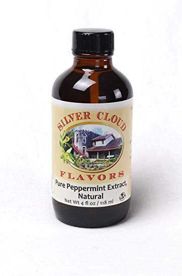 Pure Peppermint Extract, 4oz, Silver Cloud