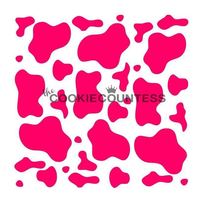 Cow Print Stencil