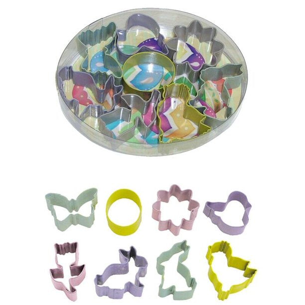 Mini Easter Oval Cookie Cutters, 8pc Set