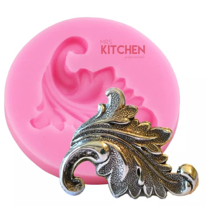 Curly Leaf Silicone Mold