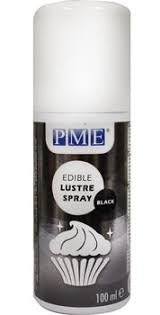 PME Black Edible Lustre Spray