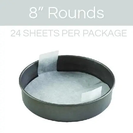 The Smart Baker 8 Inch Perfect Parchment Rounds
