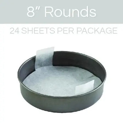 The Smart Baker 8 Inch Perfect Parchment Rounds