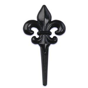 Fleur de Lis - Black - 12 Picks