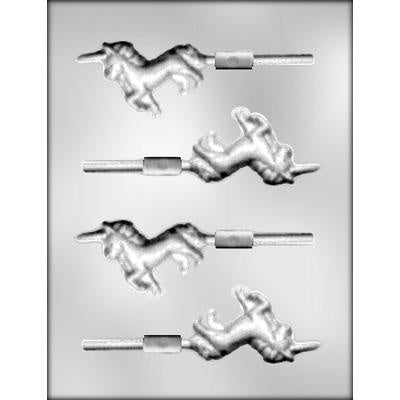 3 Inch Unicorn Lollipop Chocolate Mold