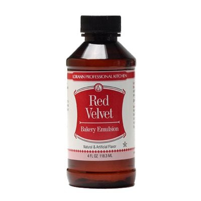 Red Velvet Bakery Emulsion, 4oz, Lorann Oils
