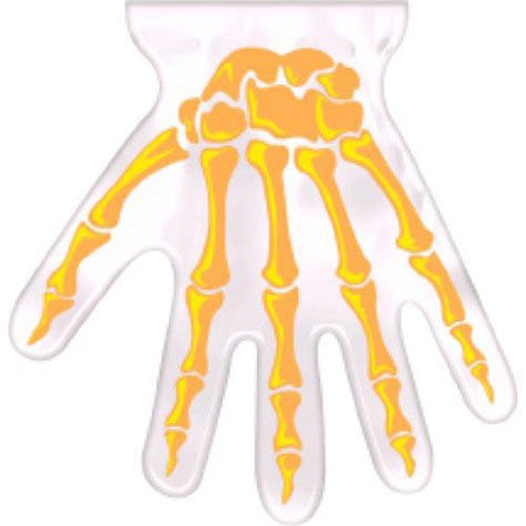 Skeleton Hand Party Bag - 12 Pieces