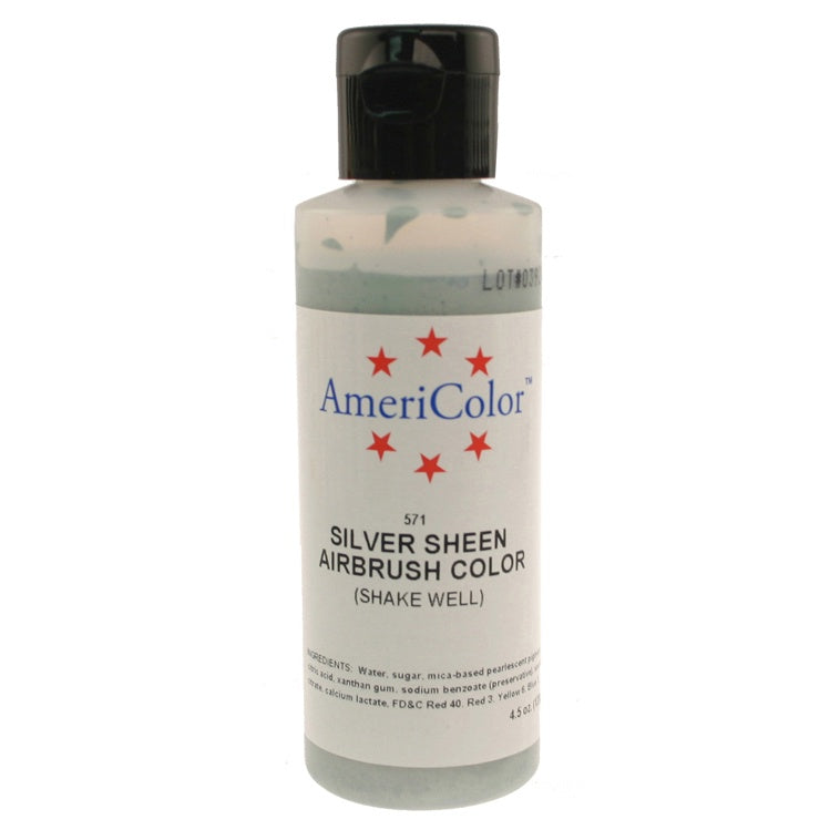 Silver Sheen, Amerimist Airbrush Color, 4.5oz
