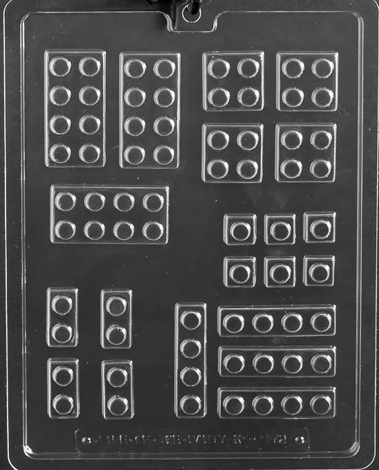 Assorted Building Blocks Chocolate Mold