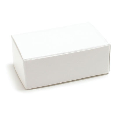 White Candy Box, 2 LBS, 1 Piece Folding Box