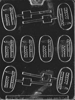 Happy Birthday Lollipop Chocolate Mold