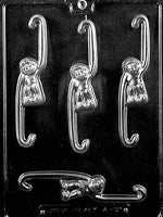 Hanging Monkey Chocolate Mold