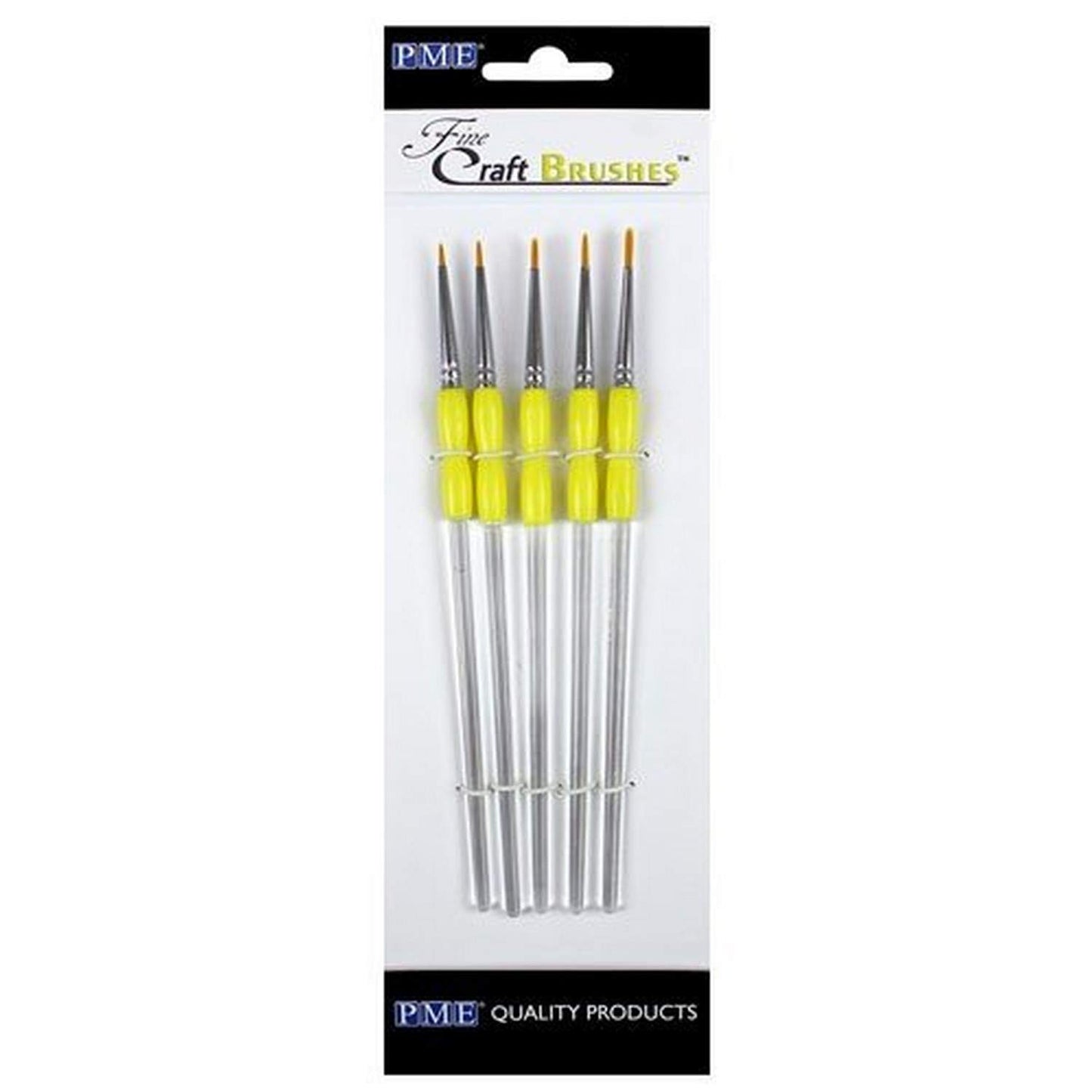 Craft Brushes - Fine - Set of 5