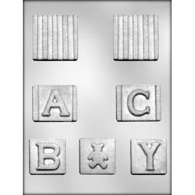3D Baby Block Chocolate Mold