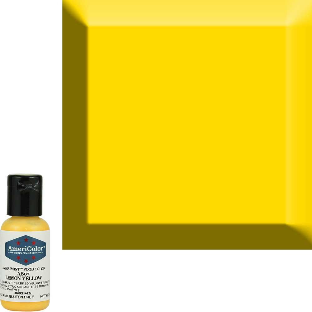 Lemon Yellow, Amerimist Airbrush Color, .65oz