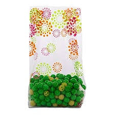 3.5x2x7.5 Bags - Blooming Dots - 10 Bags