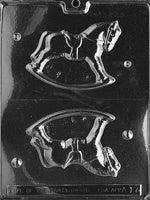 3D Rocking Horse Chocolate Mold