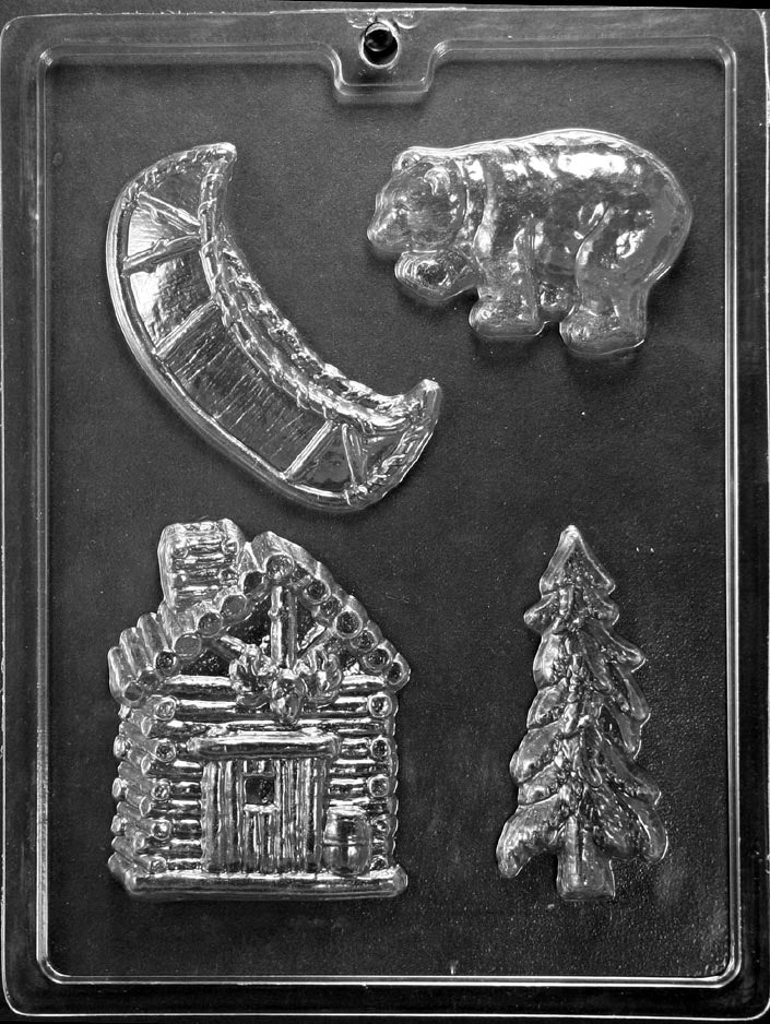 Camping In The Woods Chocolate Mold