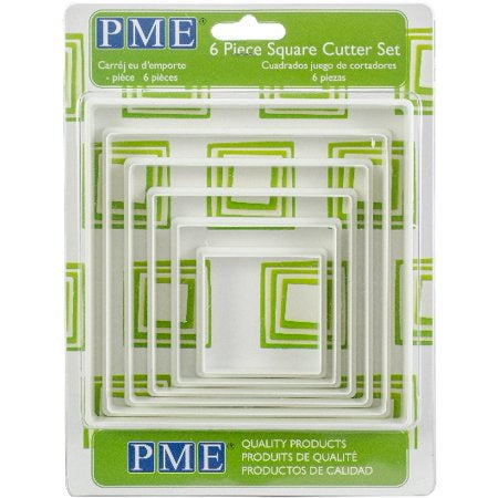 PME 6 Piece Square Cutter Set