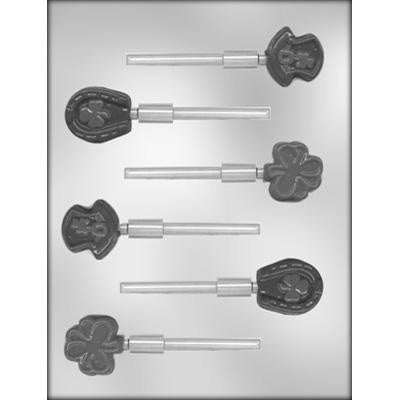 St Patrick's Day Assortment Lollipop Chocolate Mold