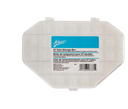 Ateco Tube Storage Box - 27 Tube Compartments