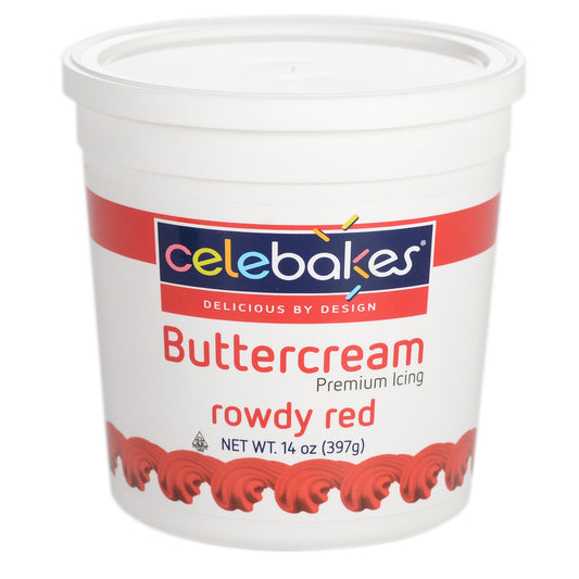 14oz Rowdy Red Buttercream, Celebakes