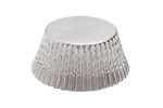 Silver Foil Baking Cups - 32 Cupcake Liners