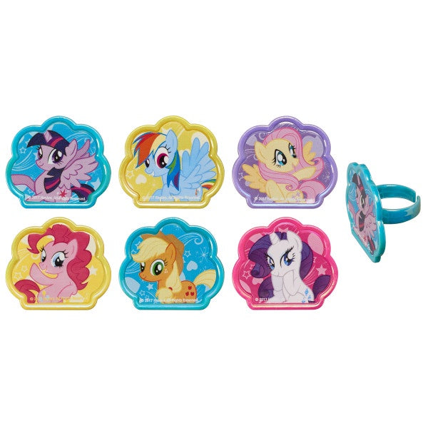 My Little Pony Beauty Cupcake Rings - 12 Rings
