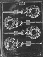 Wreath Lollipop Chocolate Mold