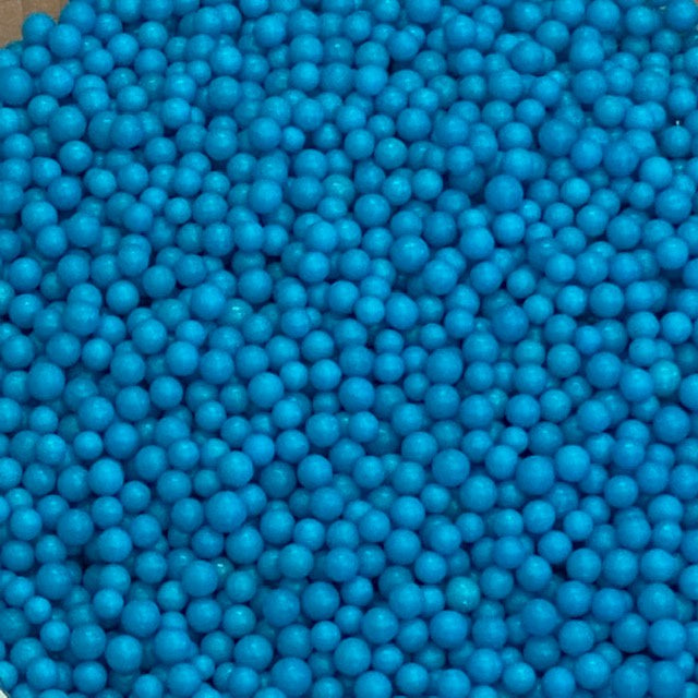 Bright Blue Sugar Pearls - 4MM