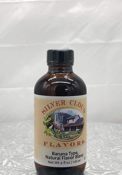 Banana Natural Flavor Blend, 4oz, Silver Cloud