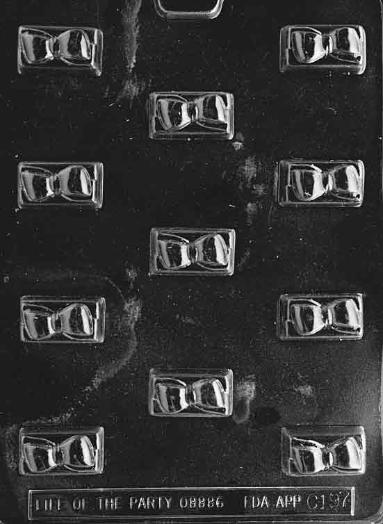 Gift Package with Bow Chocolate Mold