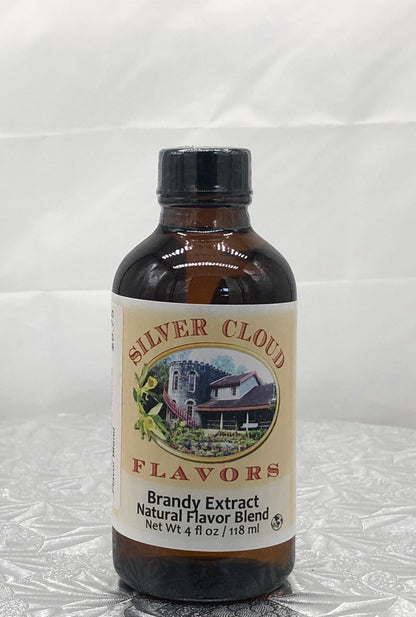 Brandy Extract Natural Flavor Blend, 4oz, Silver Cloud