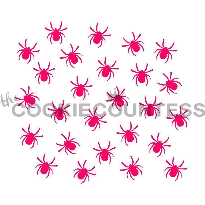 Creepy Spiders Stencils