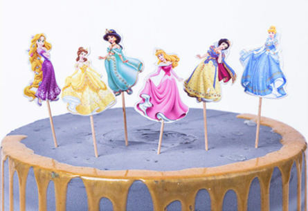 Disney Princess Cupcake Picks - 12 Per Package
