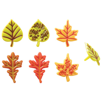 Fall Leaves Cupcake Picks, 12 Per Package