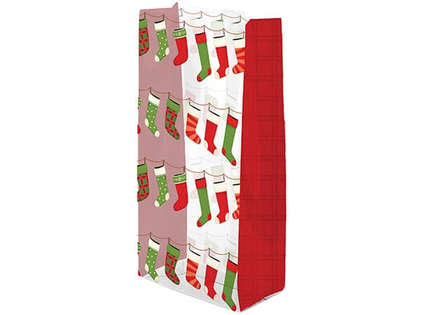 Hanging Stockings Treat Bags - 5x3x11