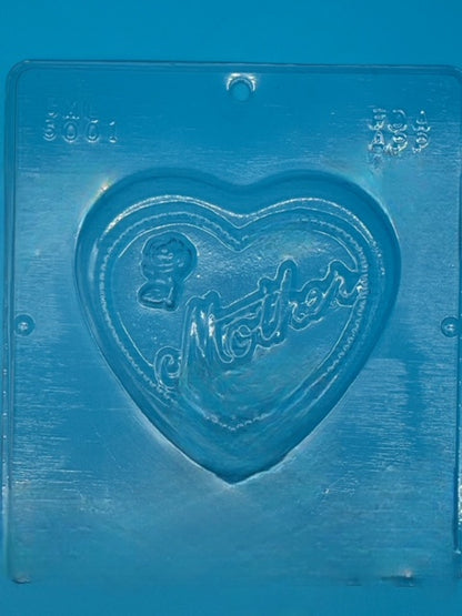 Heart with Mother Chocolate Mold