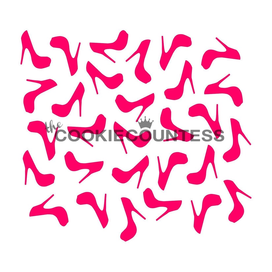 High Heels Stencil