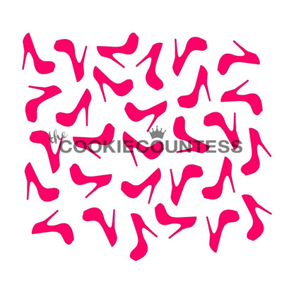 High Heels Stencil