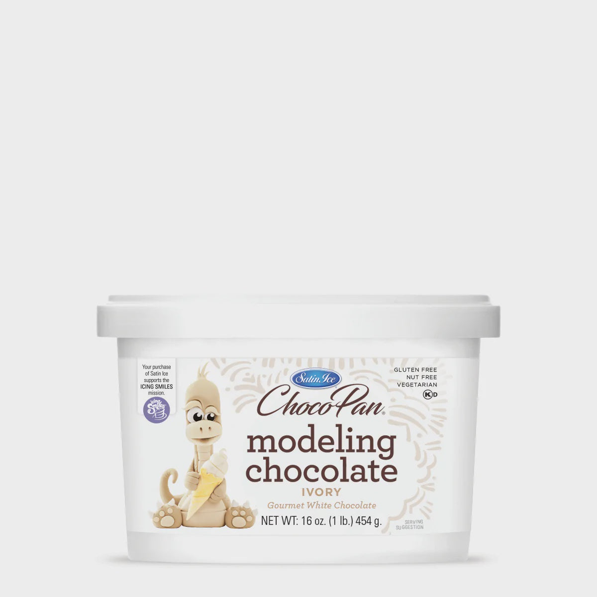 1lb, Ivory, ChocoPan Modeling Chocolate