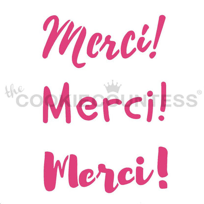 Merci Stencil