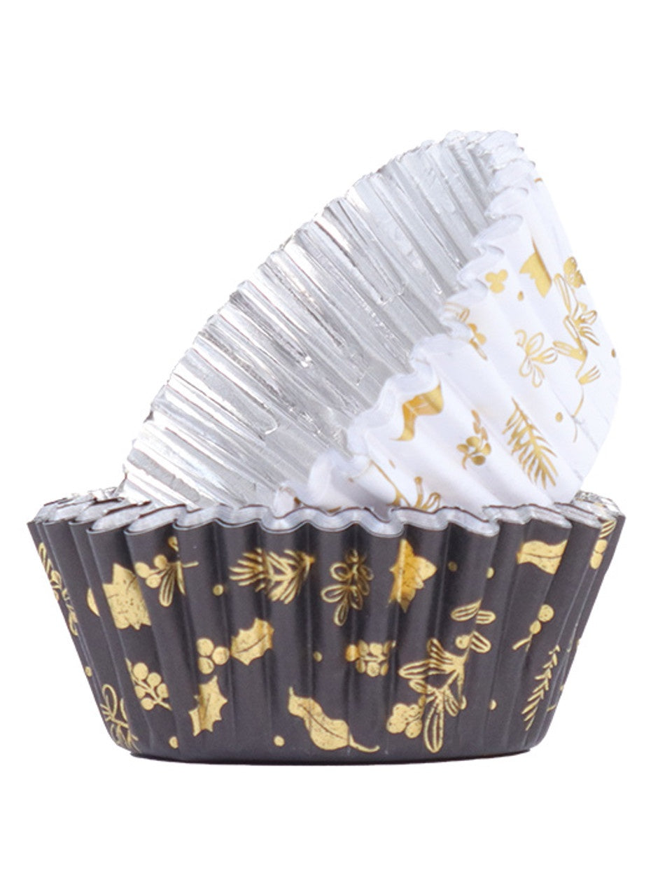 Winter Berry, Foil-Lined Cupcake Liners - 30 Cupcake Liners