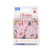 Christmas Nutcracker, Foil-Lined Cupcake Liners - 30 Cupcake Liners