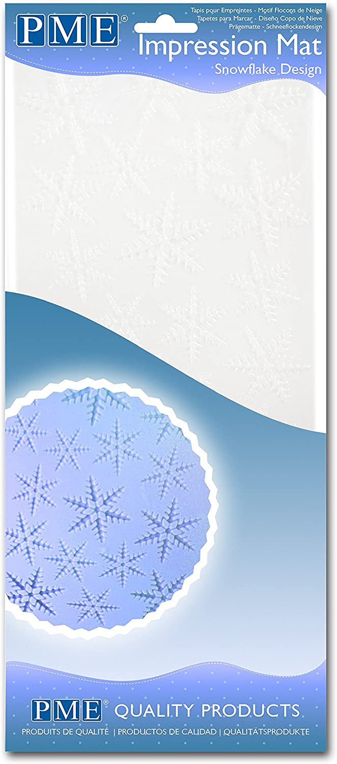 PME Snowflake Design Impression Mat